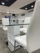 Juego de Comedor Mobilarg Vanity 160cm + 6 Sillas New Paris - Diseño Moderno y Sofisticado